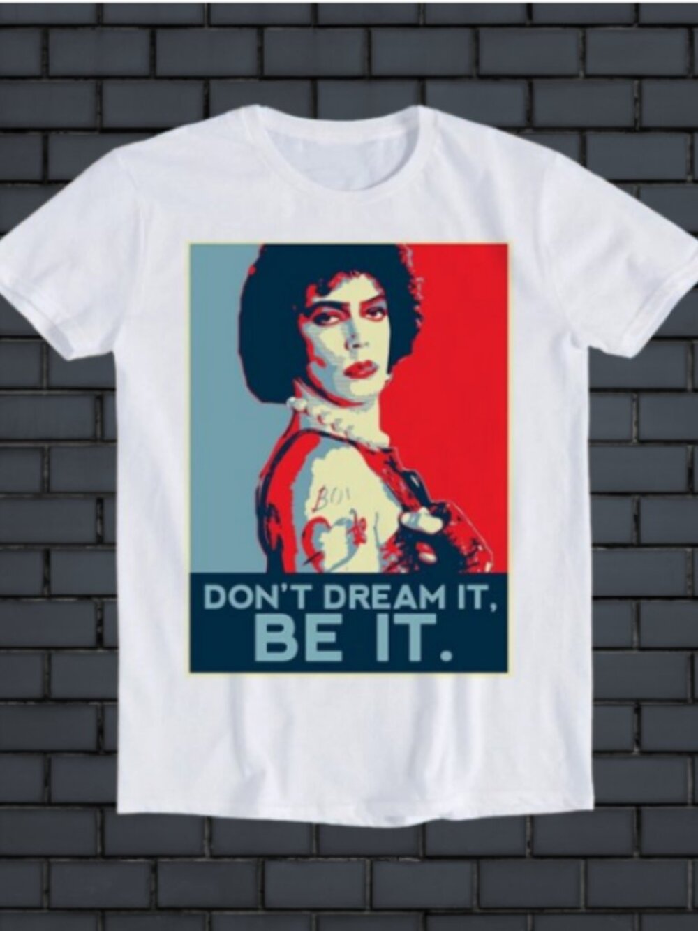 Dont Dream It Be It The Rocky Horror Show Theatre Poster Gift Tee T Shirt